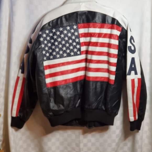 ☃️ Vintage Michael Hoban Leather Jacket🦋 - Picture 1 of 4